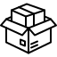 Packing and moving help service icon