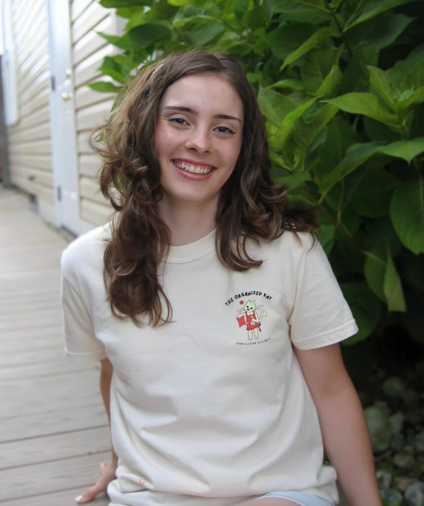 Eve, owner of The Organized Kat LLC, professional home organizer serving Winchester VA