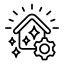 Home staging service icon